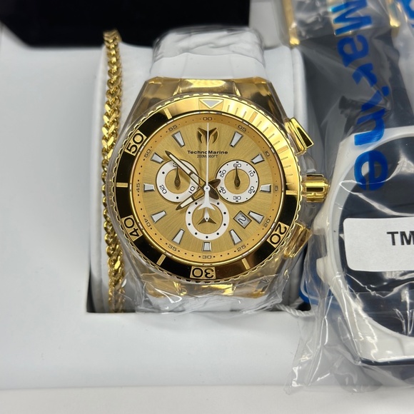 TechnoMarine Cruise Star Gold Swiss 46mm